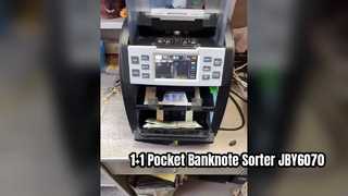 Clasificador de billetes de bolsillo 1+1 JBY6070